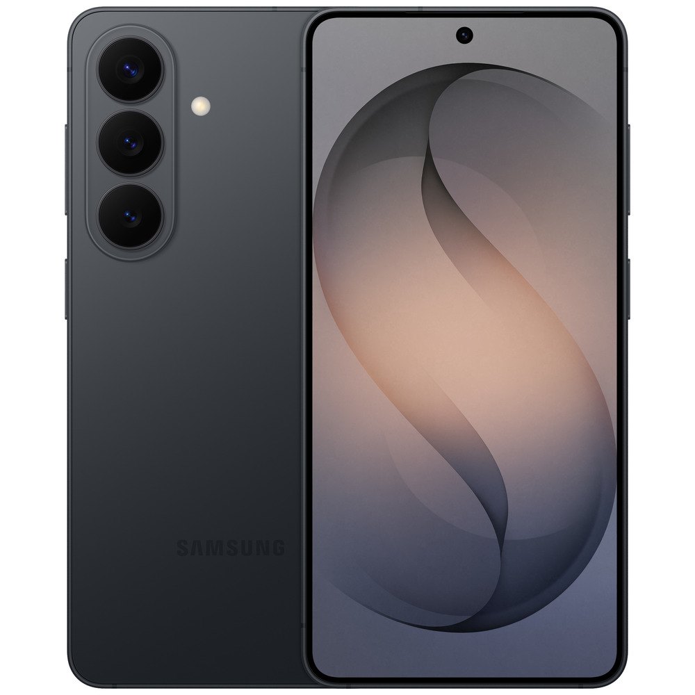 Samsung Galaxy S26 Plus черный фронтальный вид 6.7 дюймов Dynamic AMOLED 2X