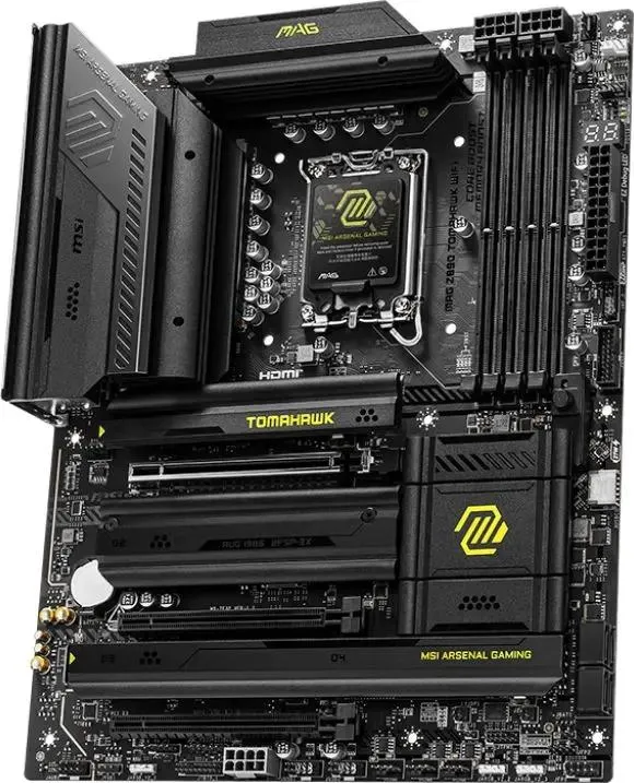 MSI MAG Z890 Tomahawk WiFi задняя панель порты USB Thunderbolt 4