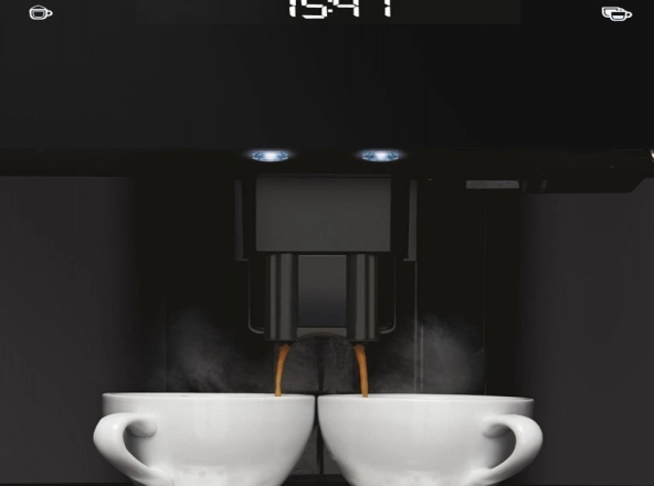 Smeg EGF03CREU одновременное приготовление двух чашек эспрессо двойная группа