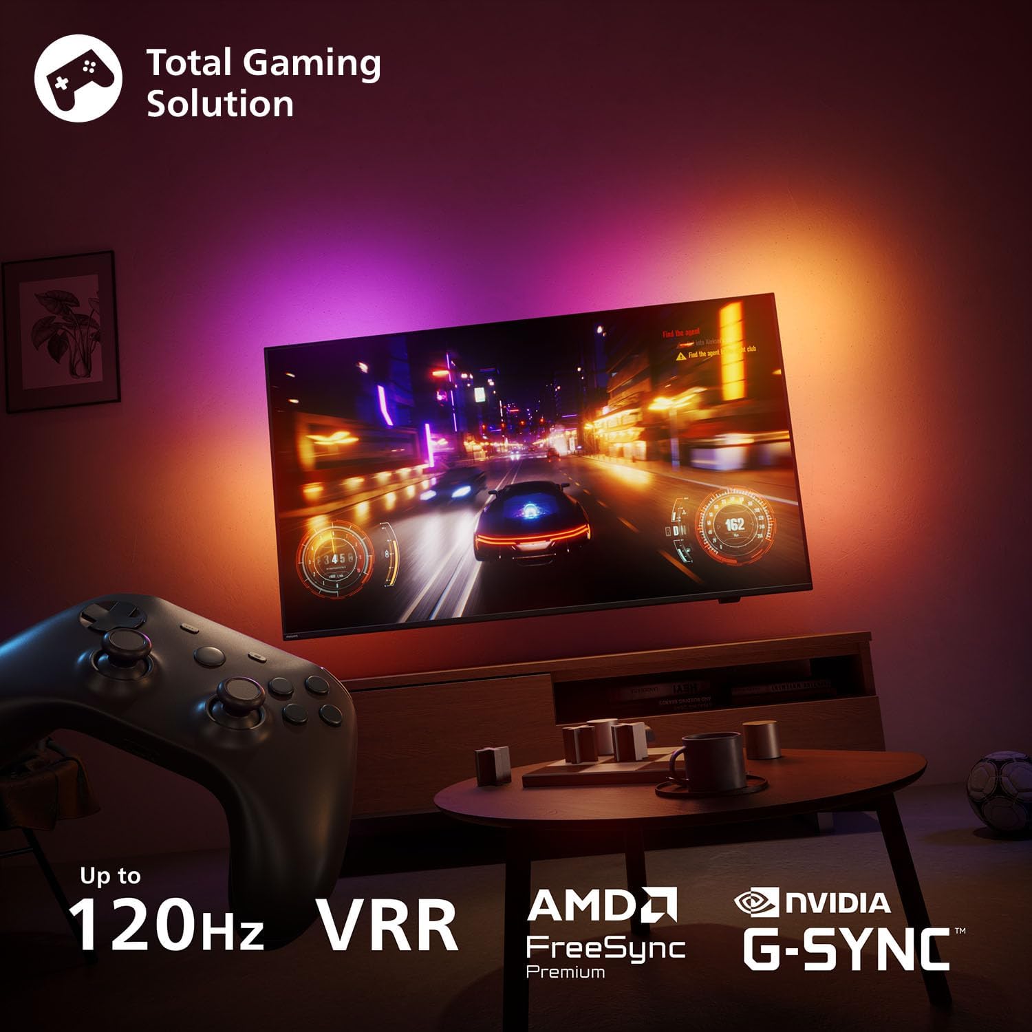 Philips 55OLED770 игровой режим &mdash; Xbox контроллер, 120Hz, VRR, AMD FreeSync Premium, NVIDIA G-SYNC