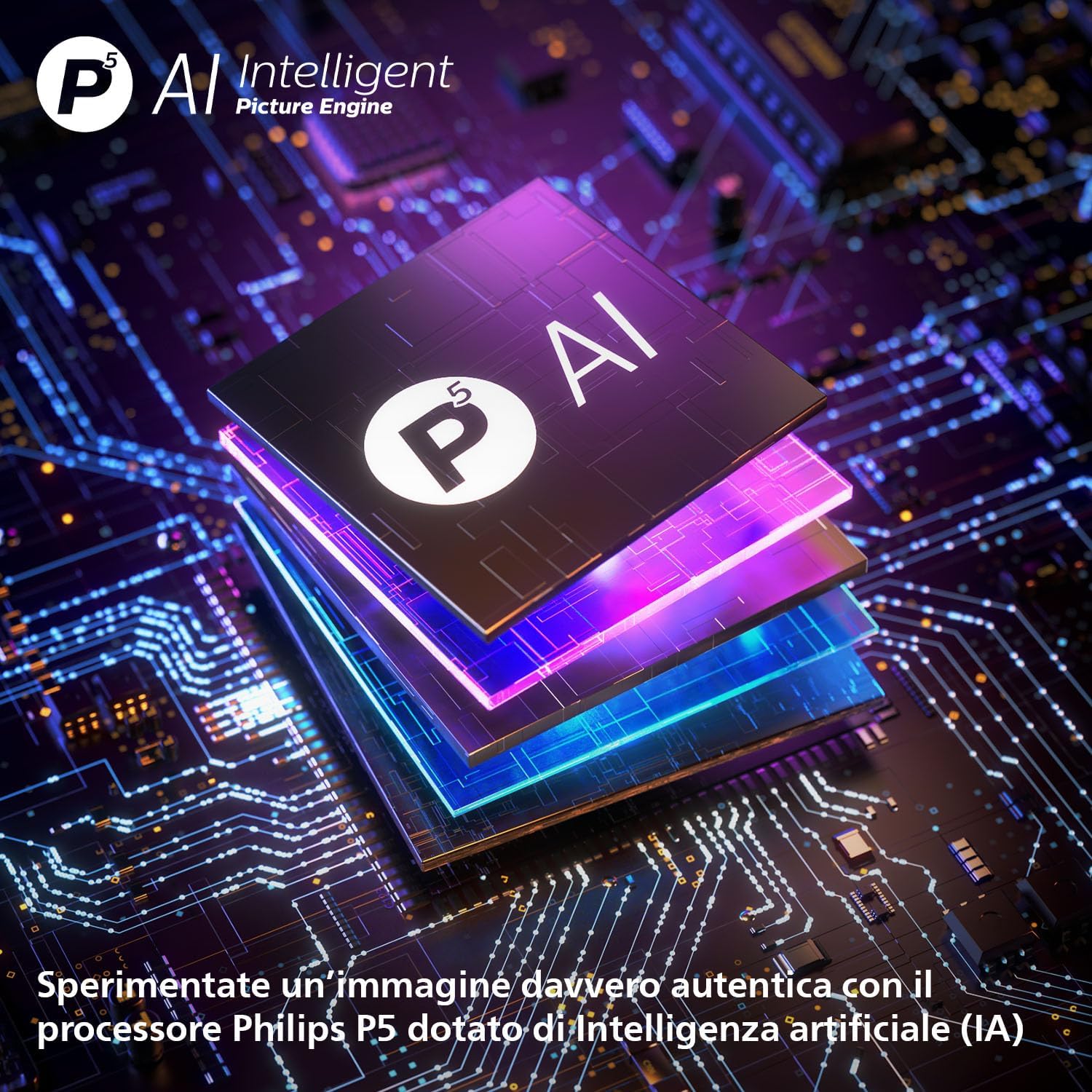 Philips 55OLED770 процессор P5 AI Intelligent Picture Engine &mdash; схема ИИ-обработки изображения