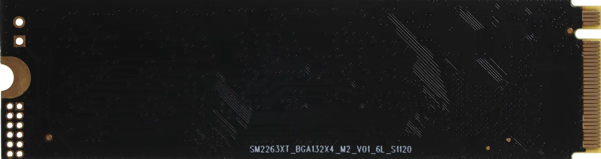 AMD Radeon R3 R3MP30960G8 задняя сторона платы электронные компоненты и разъём M.2