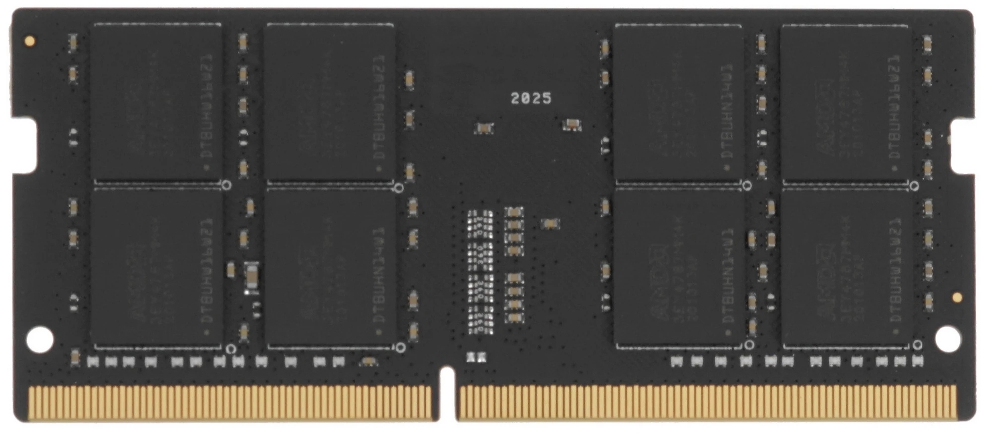 AMD Radeon R9 Gamer R9432G3206S2S-UO DDR4 SODIMM 262 контакта — вид на разъём модуля памяти