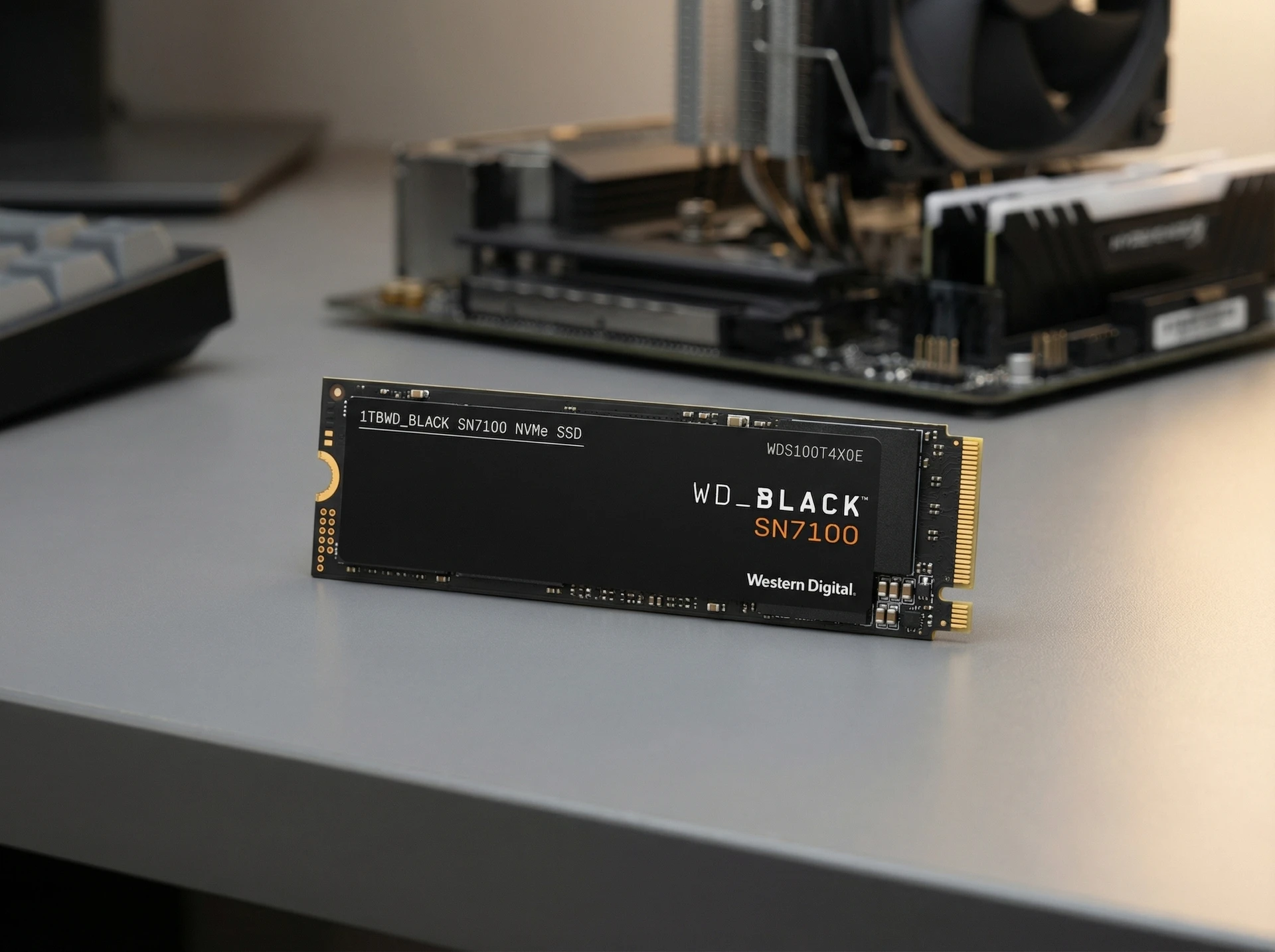 SSD накопитель Western Digital SN7100 1ТБ, M.2 2280, PCIe 4.0 x4, NVMe [WDS100T4X0E] - фото в интерьере