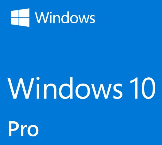 Microsoft Windows 10 Pro экран загрузки с логотипом на синем фоне