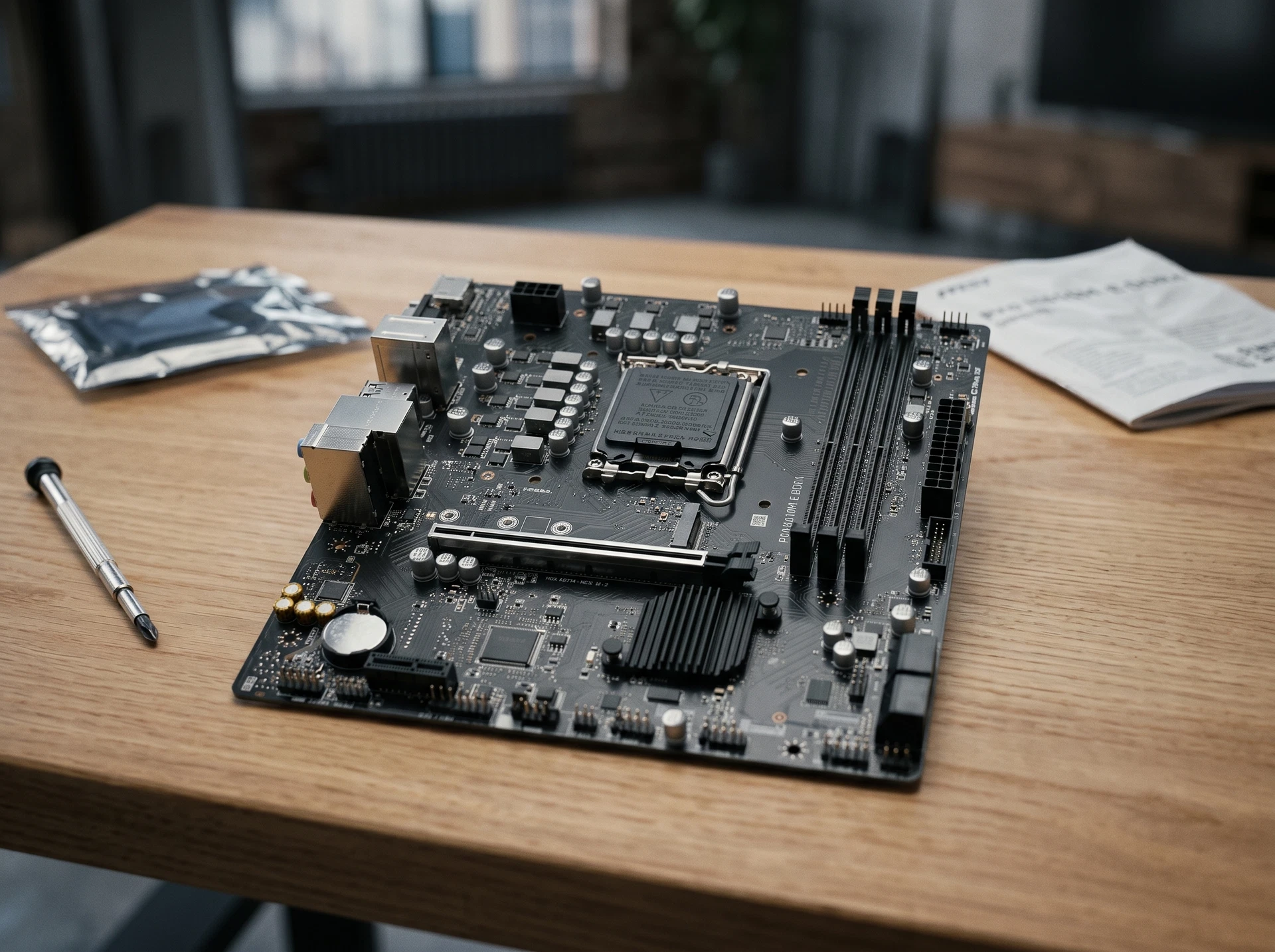 MSI Pro H610M-E DDR4 материнская плата mATX в сборке ПК