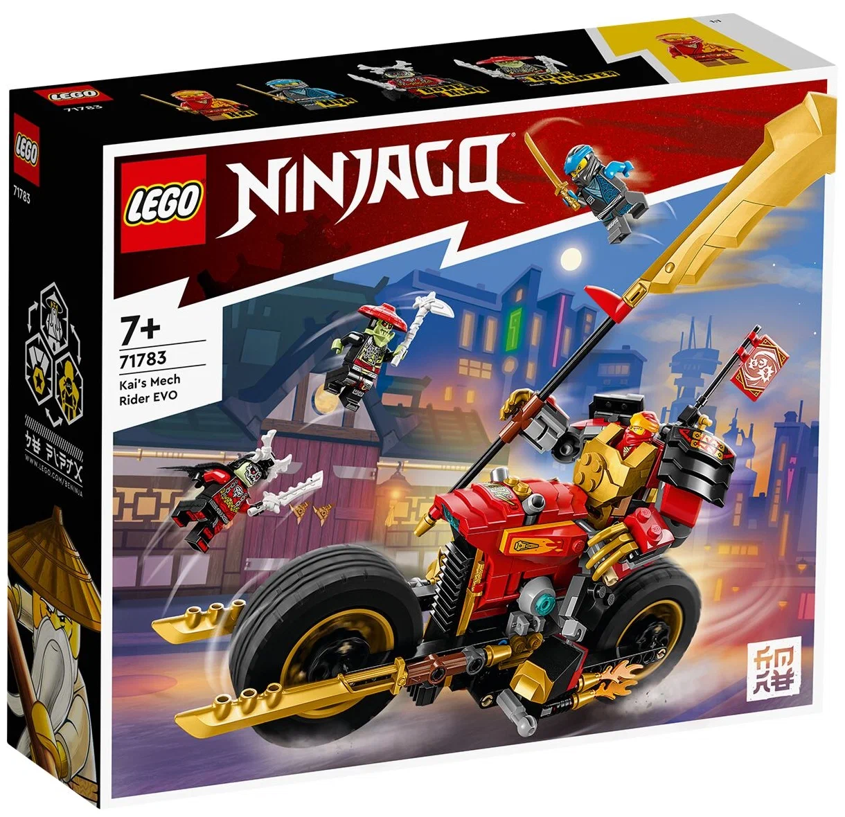 Конструктор LEGO Ninjago 71783 Kai&rsquo;s Mech Rider EVO, 312 дет.