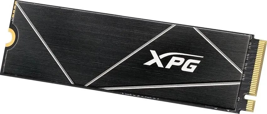 ADATA XPG Blade S70 512ГБ M.2 NVMe вид в перспективе золотые контакты PCIe 4.0