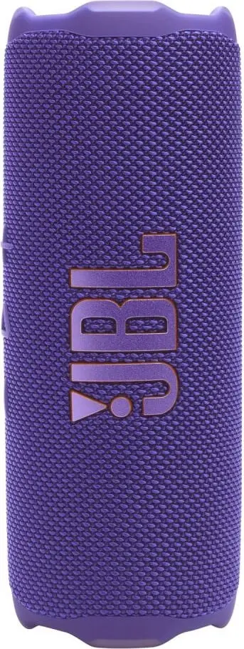 JBL Flip 7 Purple компактный дизайн вид сбоку вертикальная ориентация