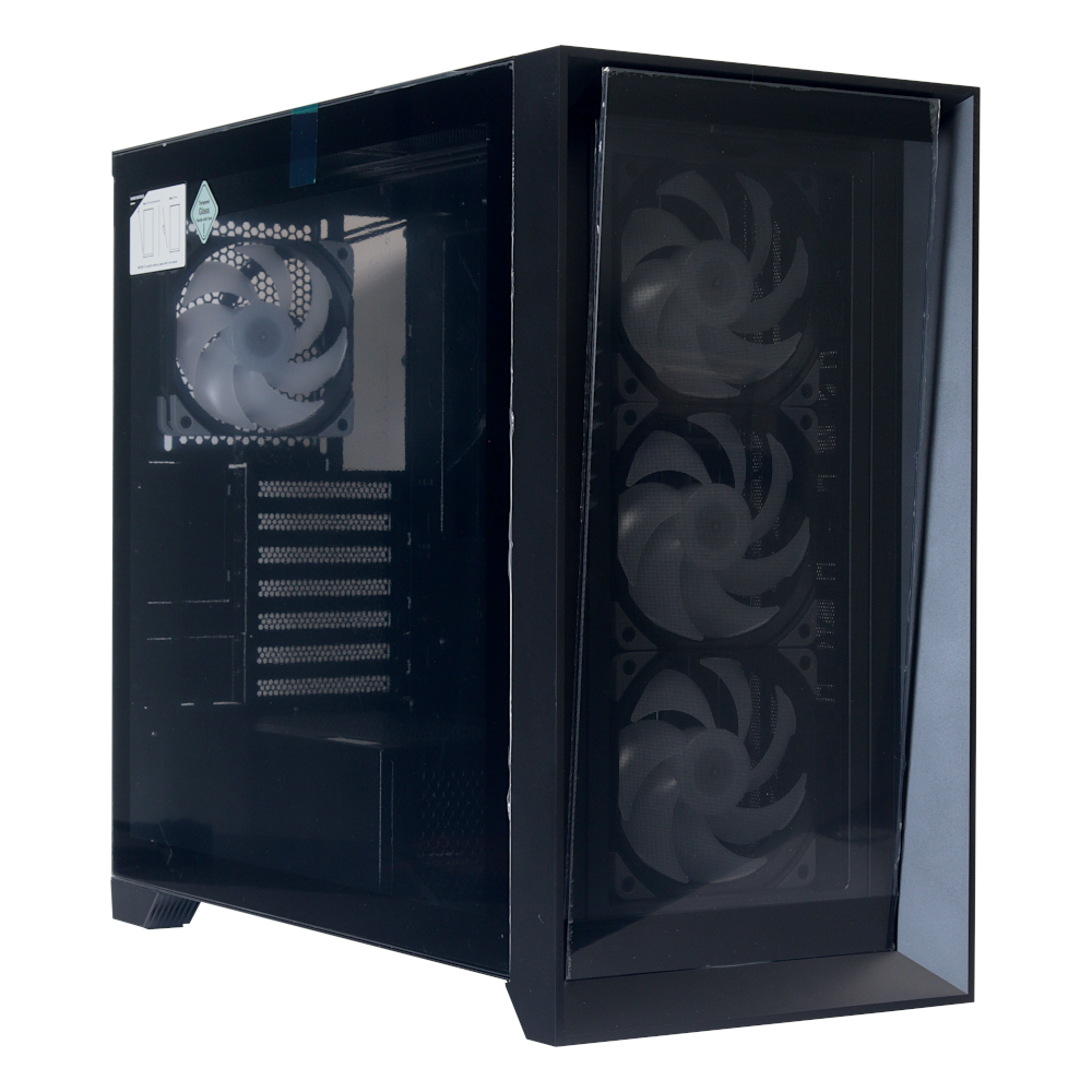 ACD Lagrange AH-TC1GC-000 фронтальная решётка с тремя ARGB-вентиляторами и внутренняя конструкция