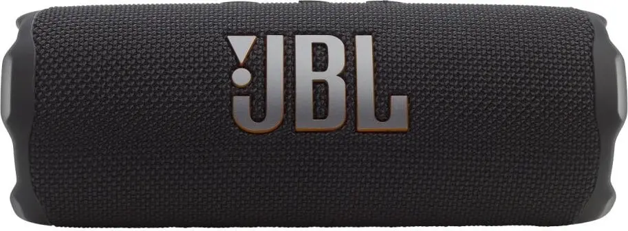 JBL Flip 7 Black портативная колонка черная тканевая поверхность логотип JBL