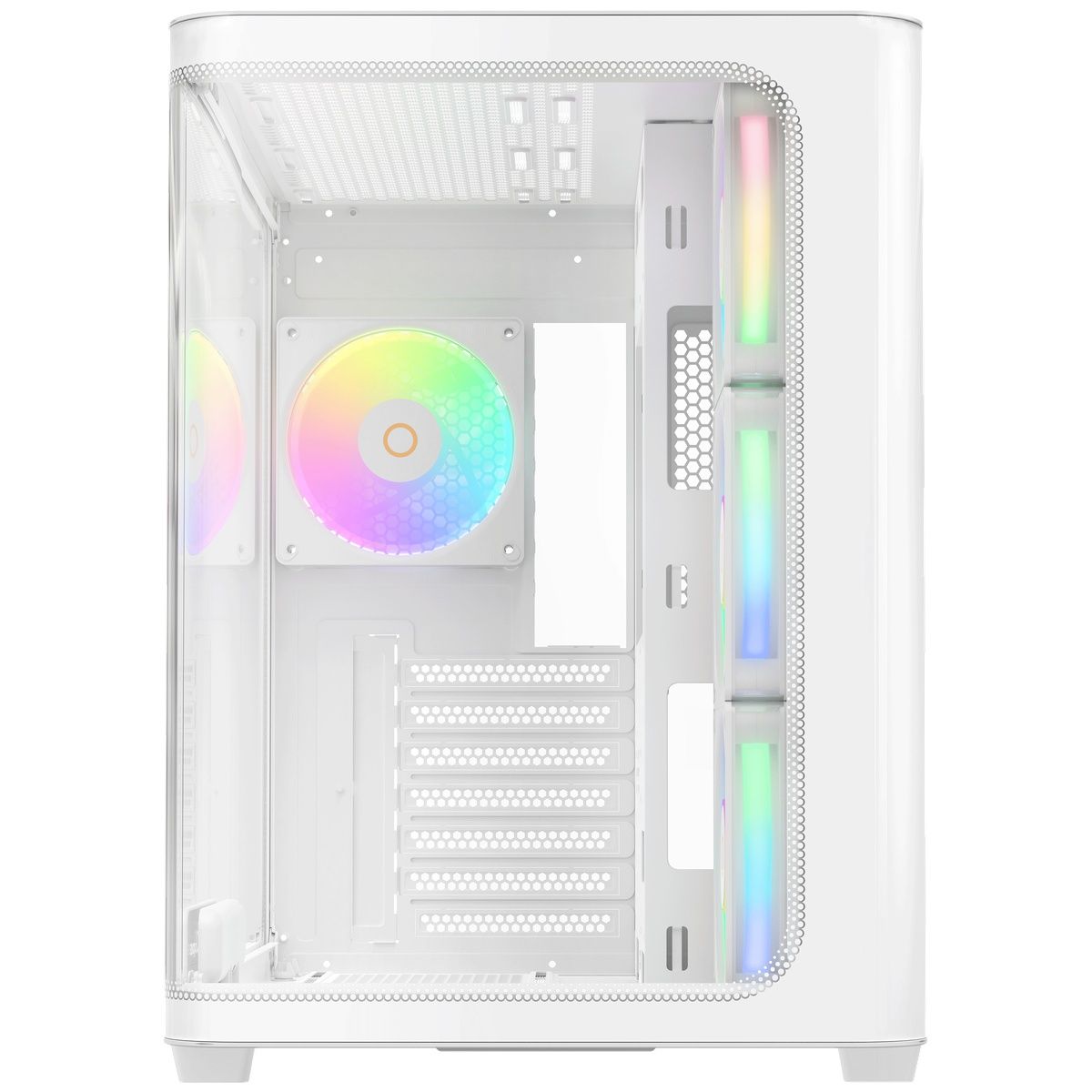 Ocypus Iota C70 Curve ARGB фронтальная панель из стекла с ARGB-вентилятором и кабельным менеджментом