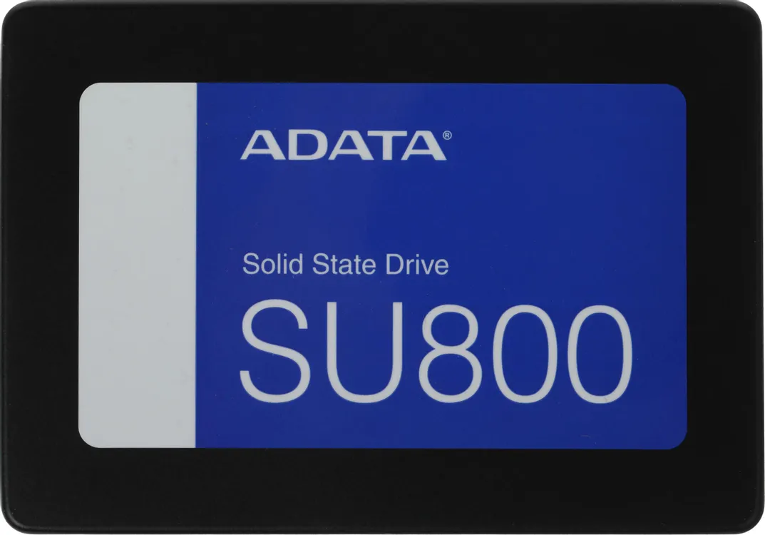 ADATA Ultimate SU800 512 ГБ SATA III — вид накопителя сверху