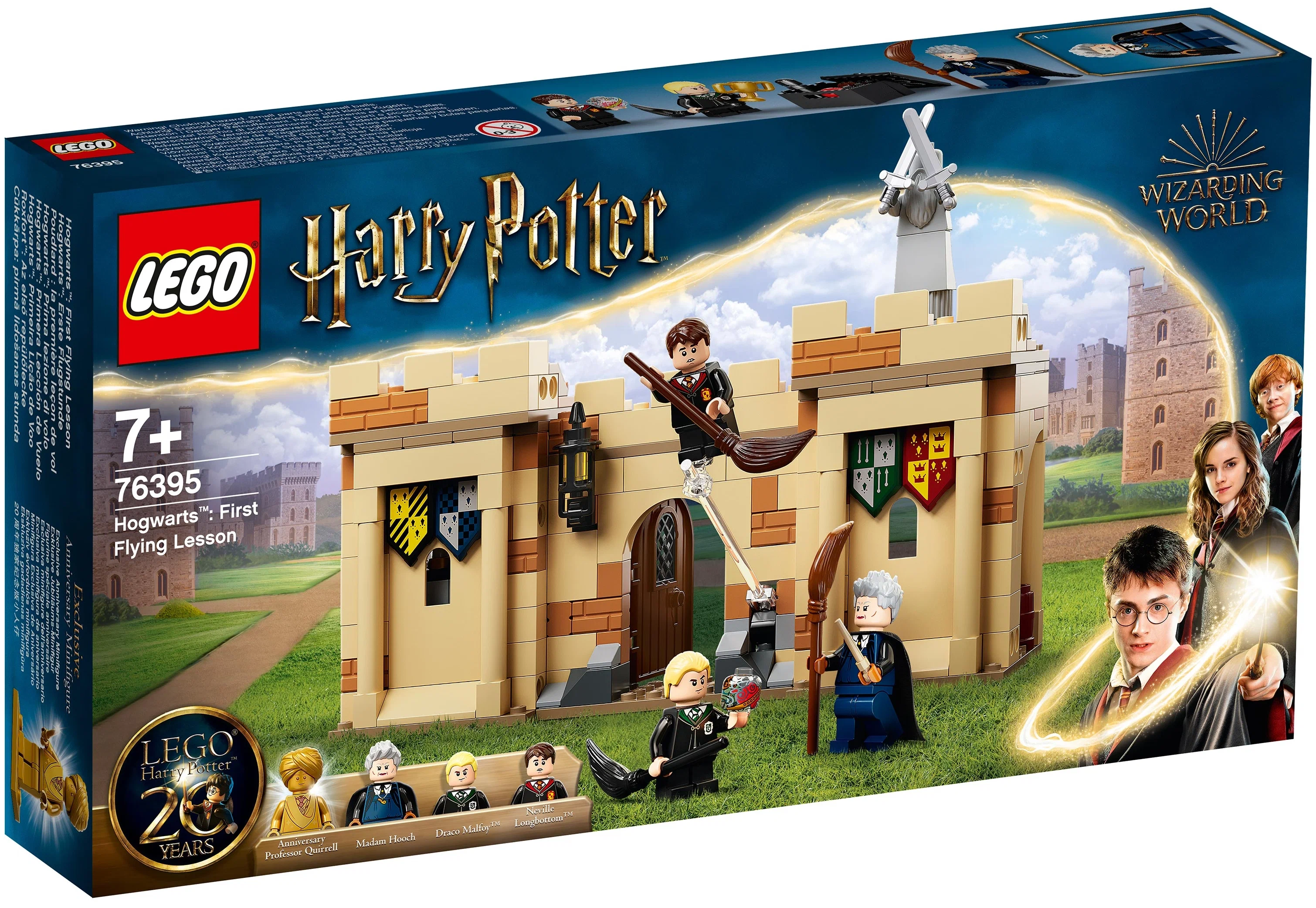 Конструктор LEGO Harry Potter 76395 Хогвартс: первый урок полётов, 264 дет.