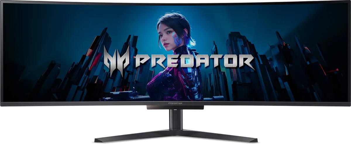 Acer Predator X49Xbmipphuzx ультраширокий изогнутый OLED-монитор 49 дюймов вид спереди