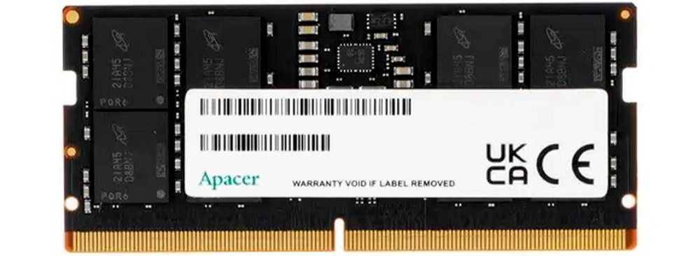 Apacer FS.16G2A.PTH DDR5 SODIMM 16 Гб модуль памяти для ноутбука вид сверху