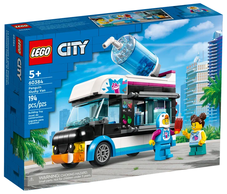 Конструктор LEGO City 60384 Penguin Slushy Van, 194 дет.