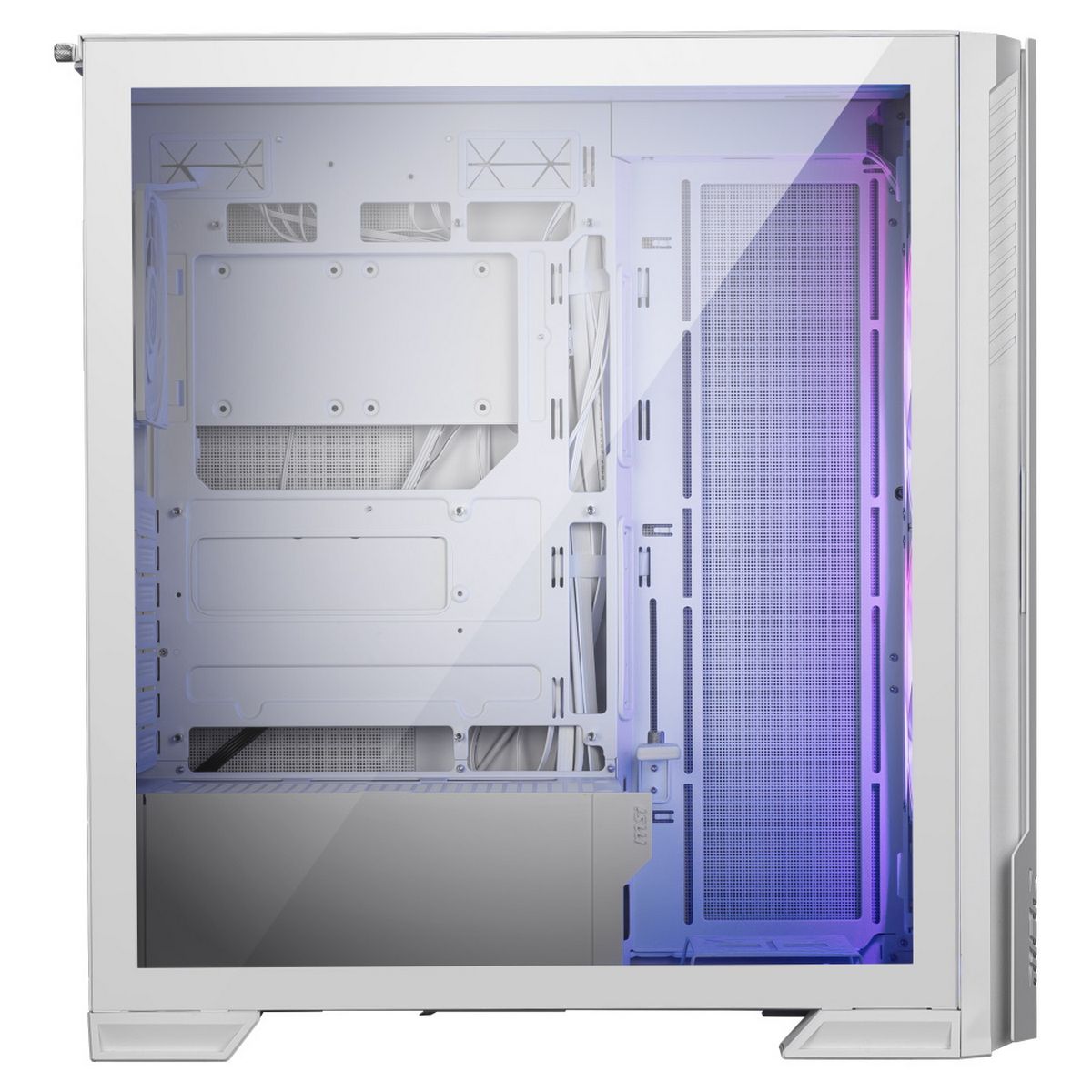 MSI MPG VELOX 300R AIRFLOW PZ открытая боковая панель система охлаждения и кабель-менеджмент
