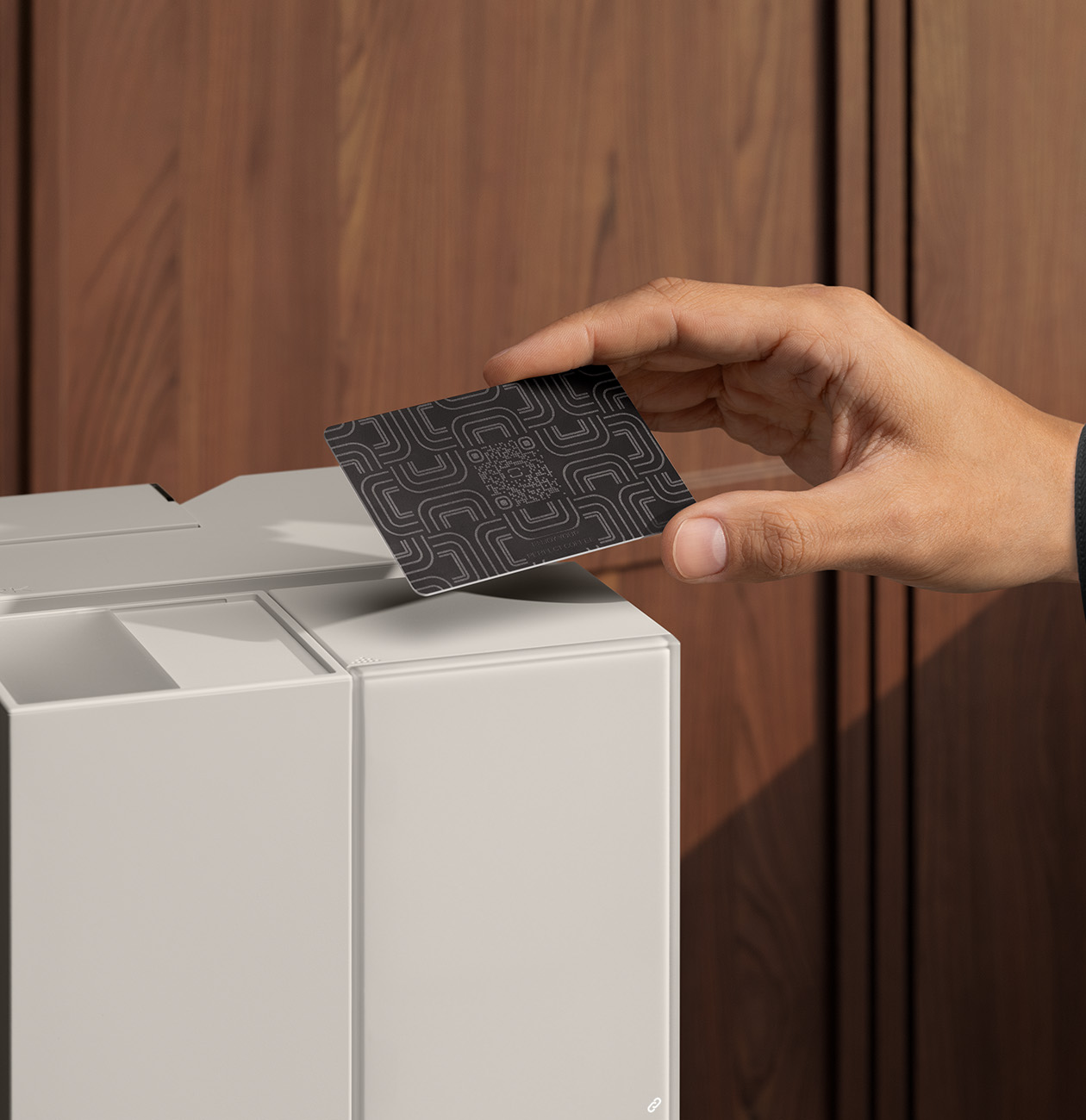 Bork C751 wt — NFC-карта из комплекта для запуска рецепта касанием
