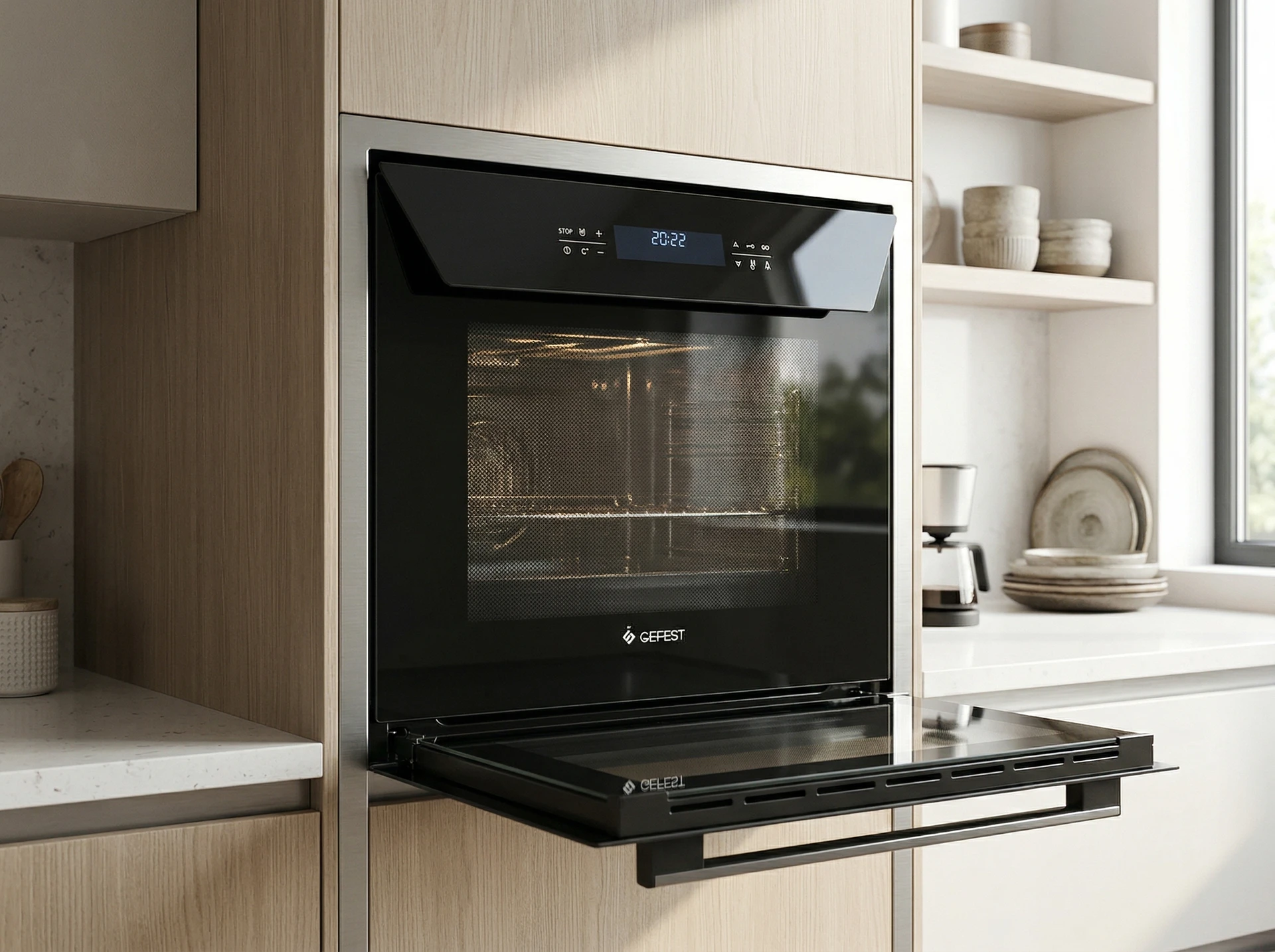 Электрический духовой шкаф Gefest DEV 612-04 - фото в интерьере