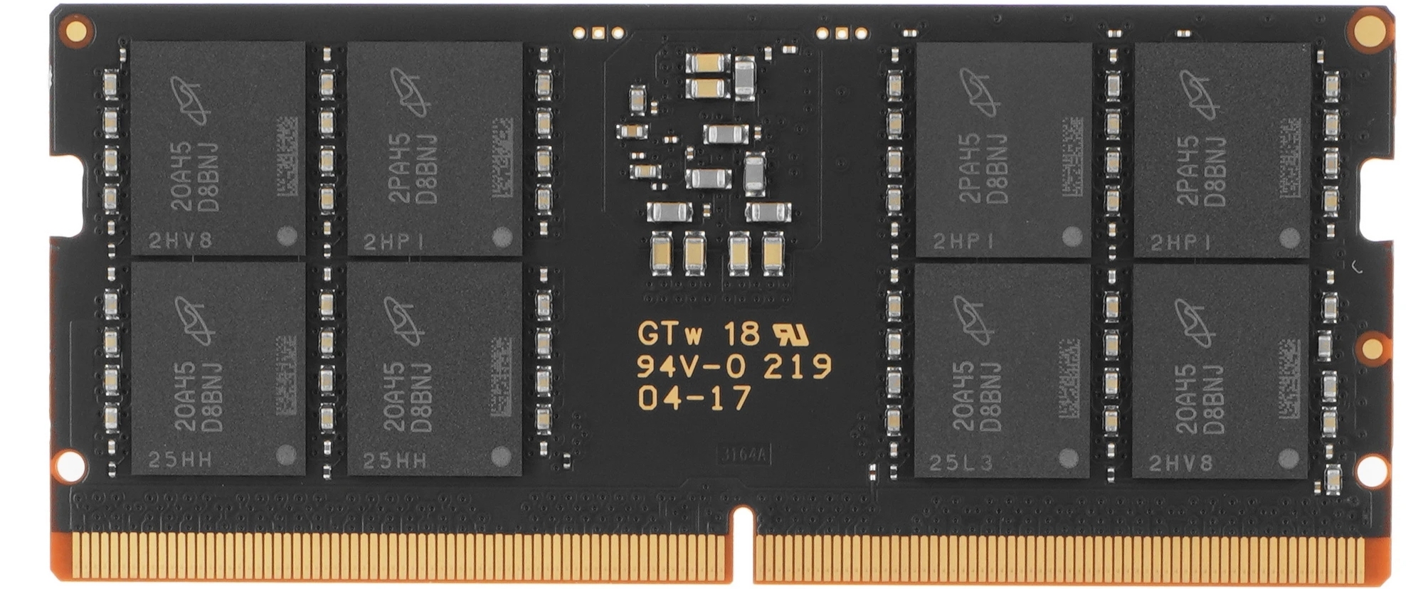 Apacer FS.32G2A.PTH DDR5 32ГБ SODIMM — контактная группа и маркировка модуля