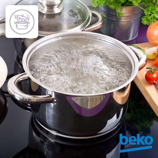 Beko HII64400MT встроенная в столешницу — габариты и вид сбоку