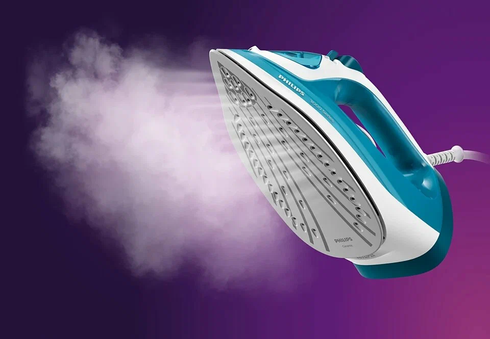 Утюг Philips DST3011, керамика, противокапельный, шаровое крепление кабеля, 2100W