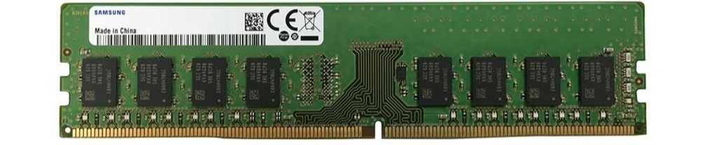 Samsung M378A4G43AB2-CWE DDR4 32 ГБ 3200 МГц — вид спереди, микросхемы и маркировка