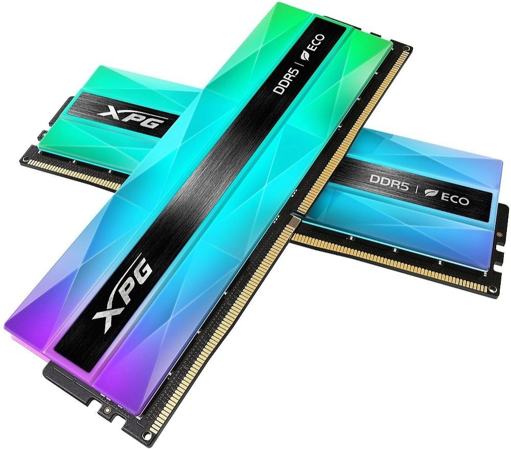 ADATA AX5U6400C3216G-DCLANRSG DDR5 6400 МГц радиатор серебристый RGB подсветка