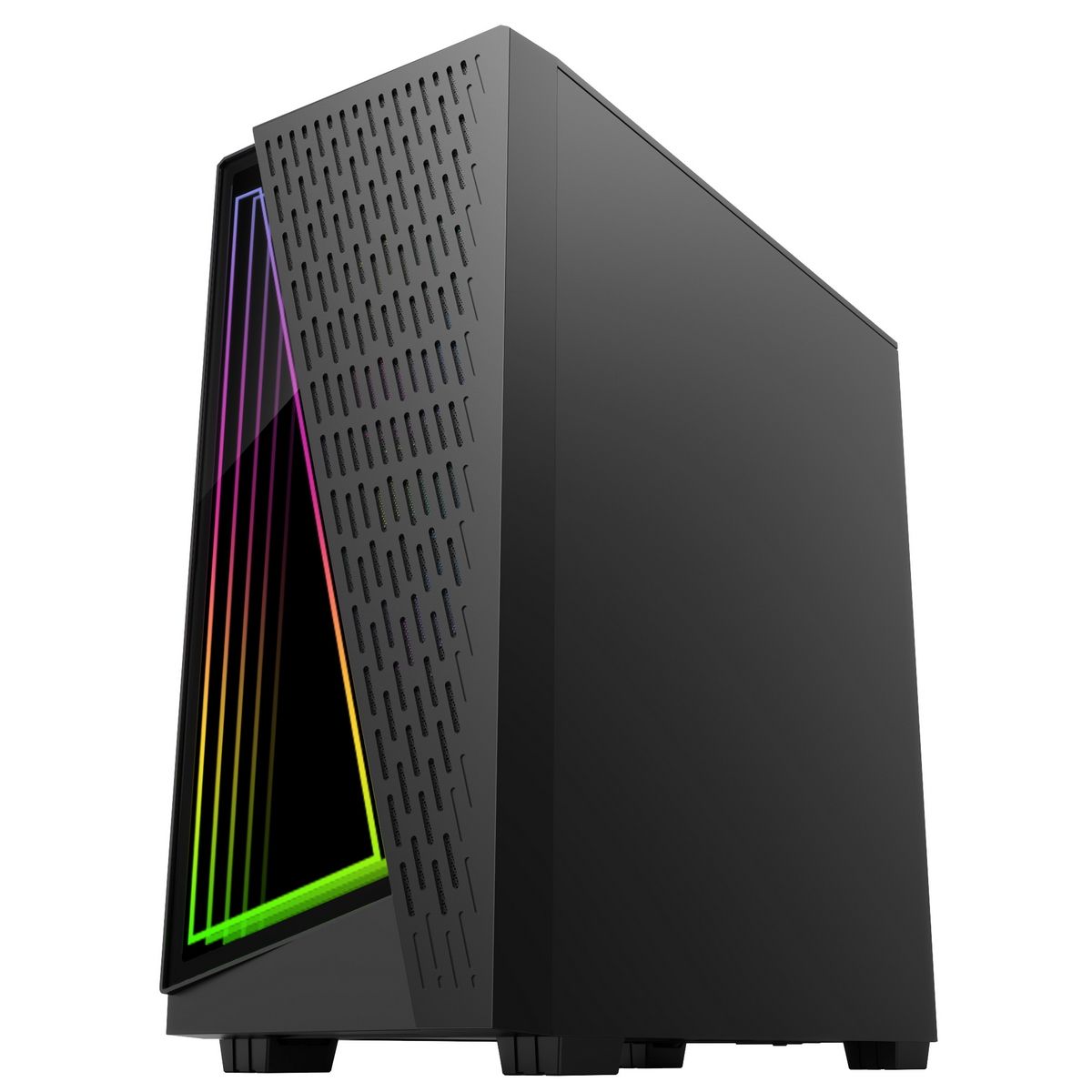 Alseye X3-B боковой профиль с перфорированными панелями и RGB-подсветкой