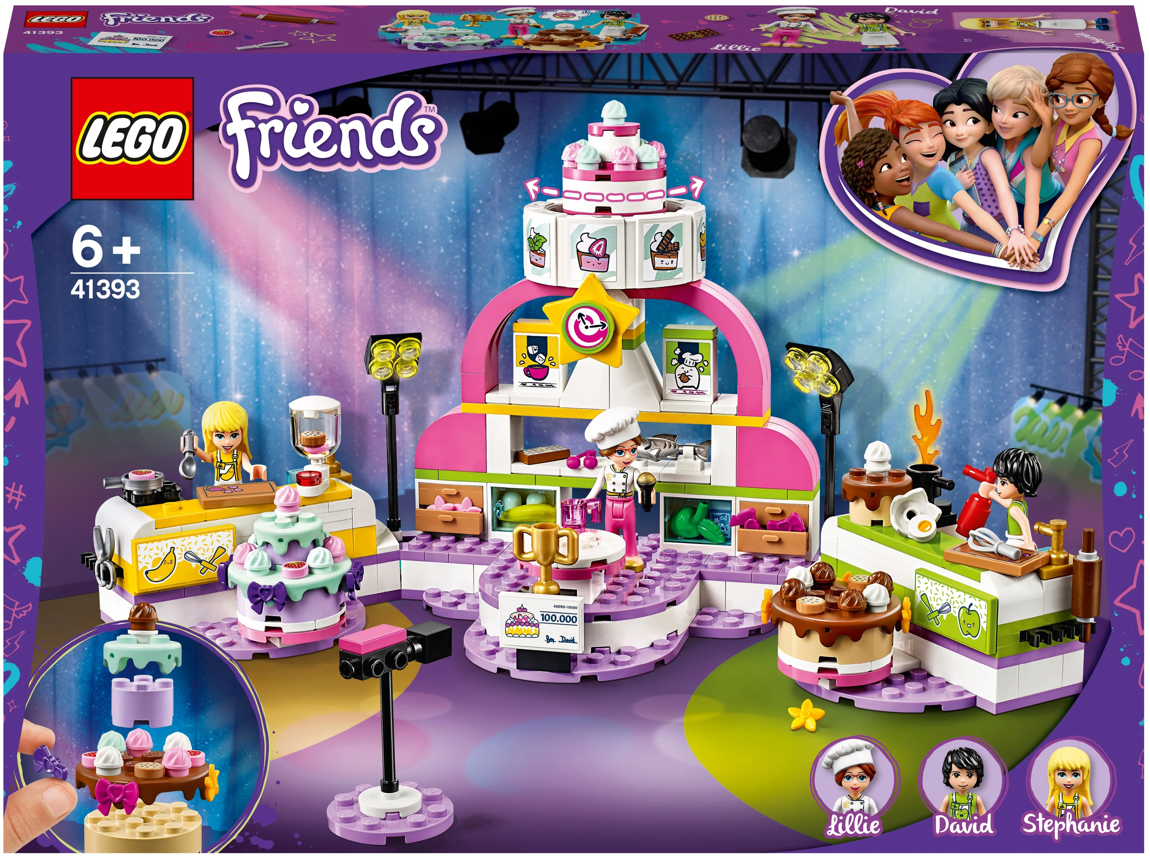 Конструктор LEGO Friends 41393 Соревнование кондитеров, 361 дет.
