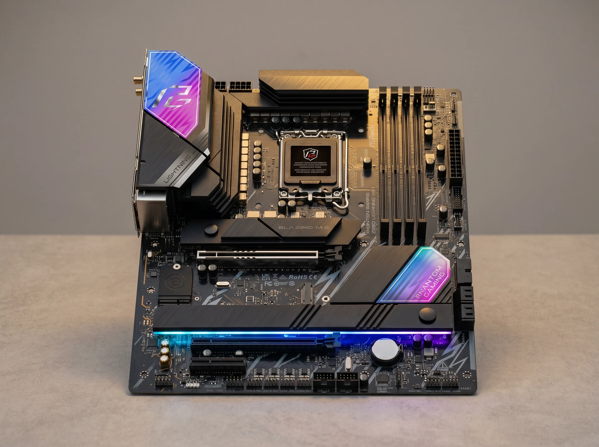 Материнская плата ASRock Z890 Lightning Wifi, Socket LGA 1851, Intel Z890, ATX, RTL - фото в интерьере