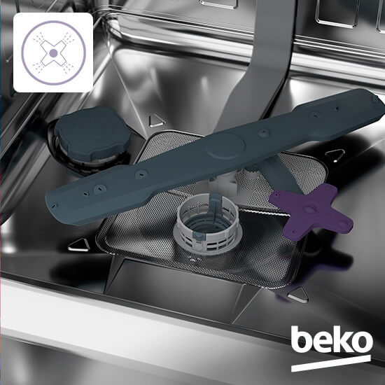 Beko BDFS26130WA корзины и комплектация — три уровня загрузки, фильтры и распылители