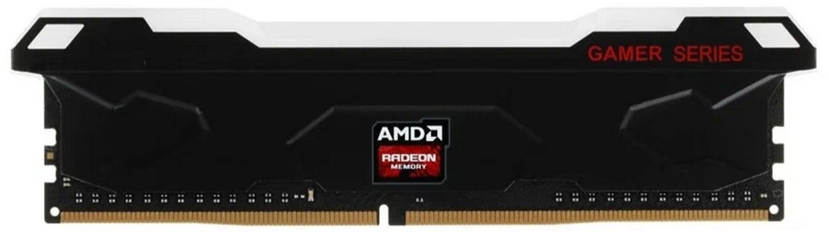 AMD Radeon R7 Performance Series R7532G6000U2S-RGB DDR5 32 ГБ модуль с RGB-подсветкой и чёрным радиатором