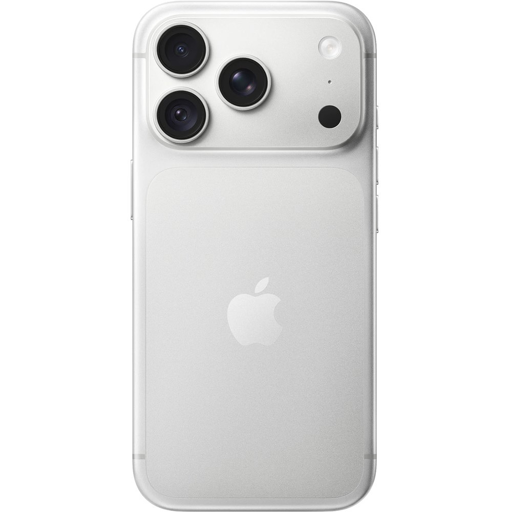Apple iPhone 18 Pro Silver &mdash; задняя панель, блок тройной камеры 48+48+48 Мп и датчик LiDAR