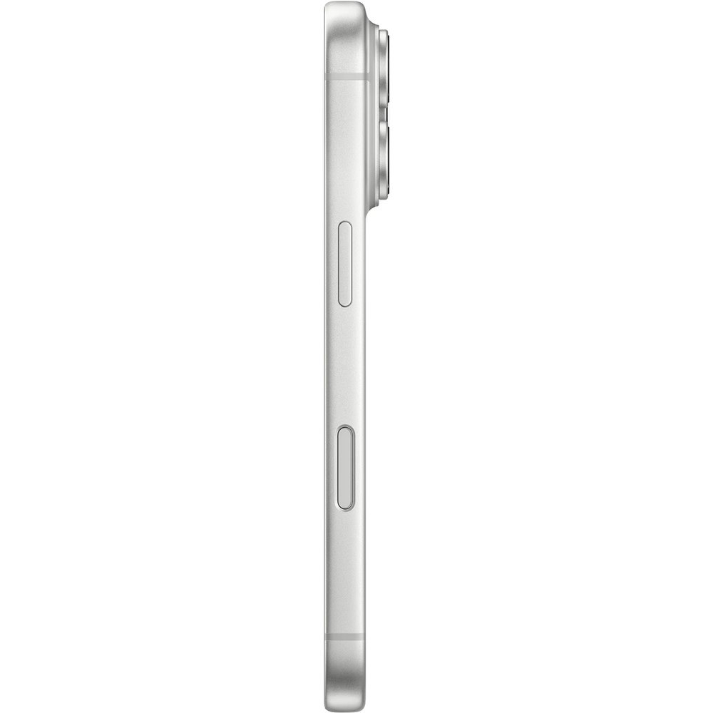 Apple iPhone 18 Pro Silver &mdash; боковой профиль, кнопки громкости и кнопка включения