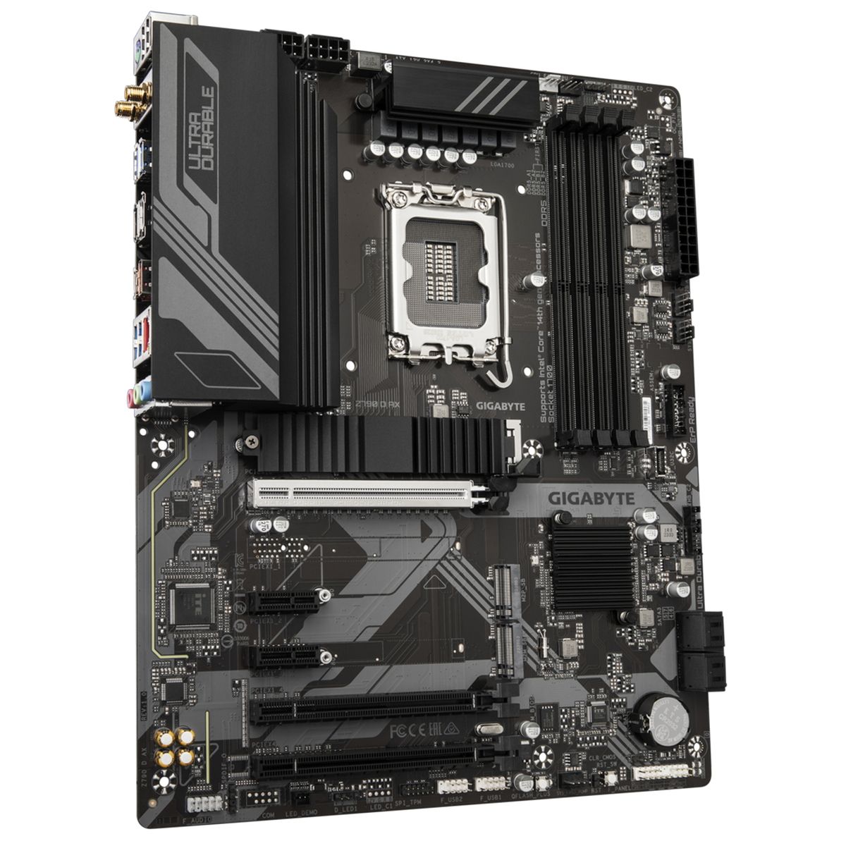Gigabyte Z790 D AX задняя панель порты USB HDMI DisplayPort RJ-45