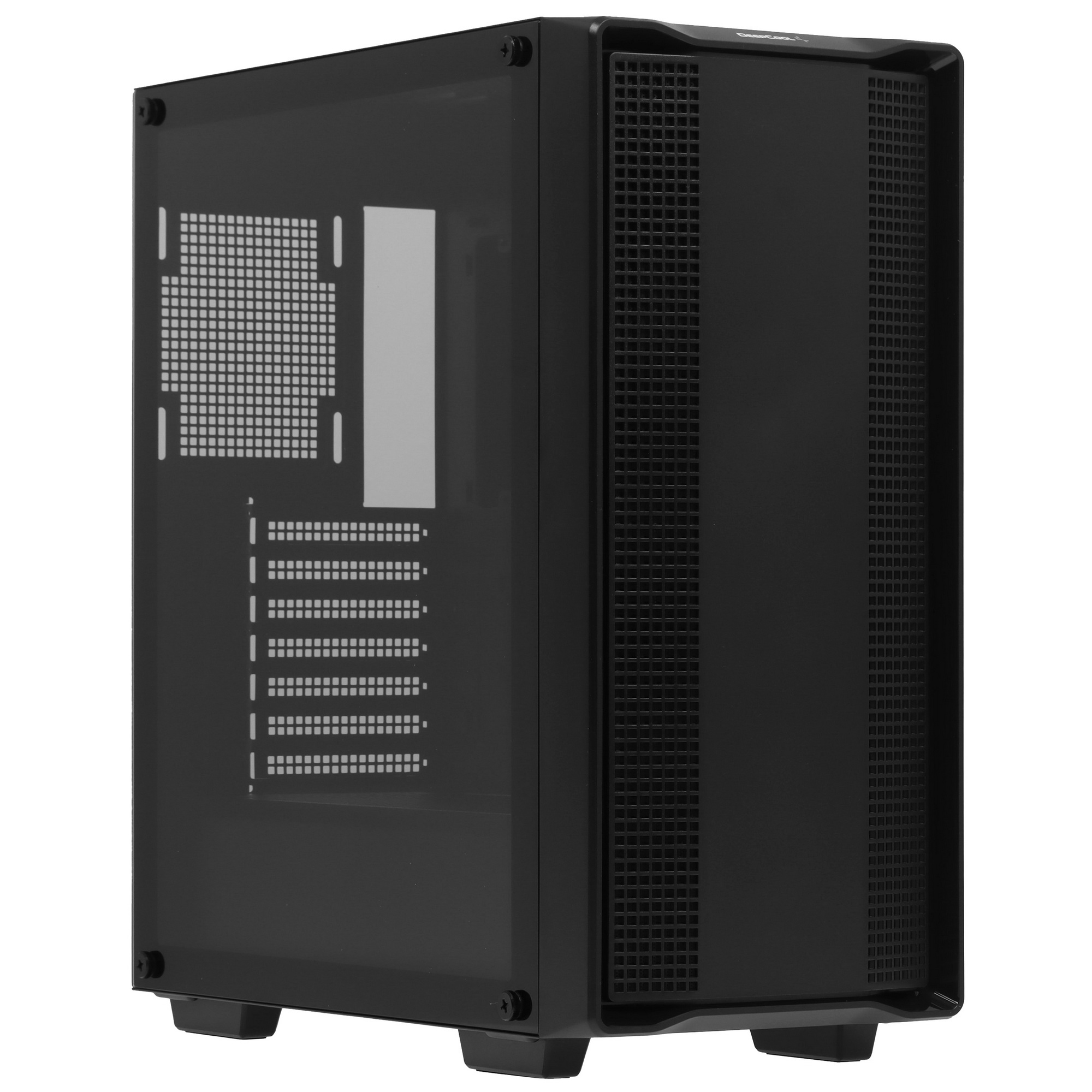 DeepCool CC560 Limited V2 вид спереди закалённое стекло боковая панель