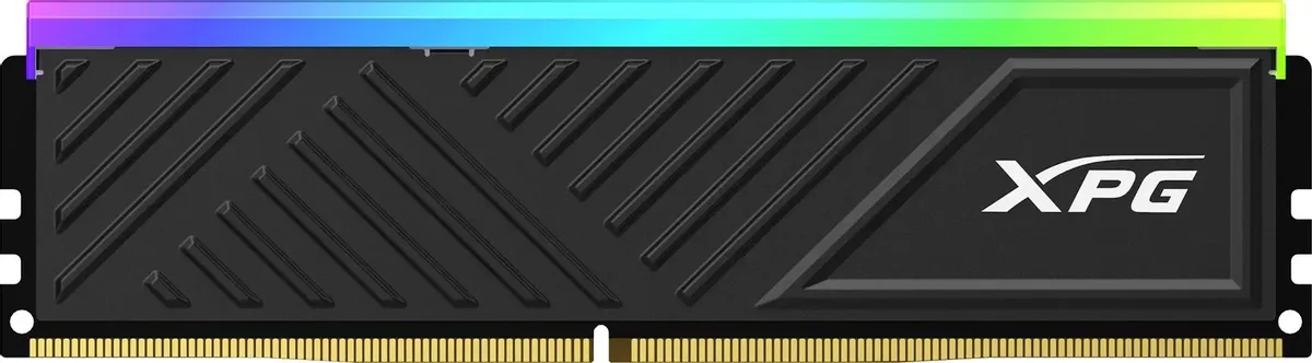 ADATA Spectrix AX4U360016G18I-SBKD35G модуль DDR4 3600 МГц с RGB-подсветкой и чёрным радиатором