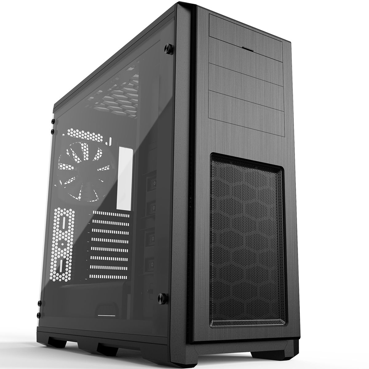 Phanteks Enthoo Pro PH-ES614PTG_BK боковая стеклянная панель, кабель-менеджмент и внутренняя компоновка