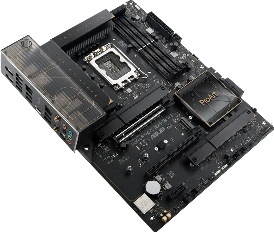 ASUS ProArt B760-Creator WiFi задняя панель порты USB HDMI DisplayPort RJ-45