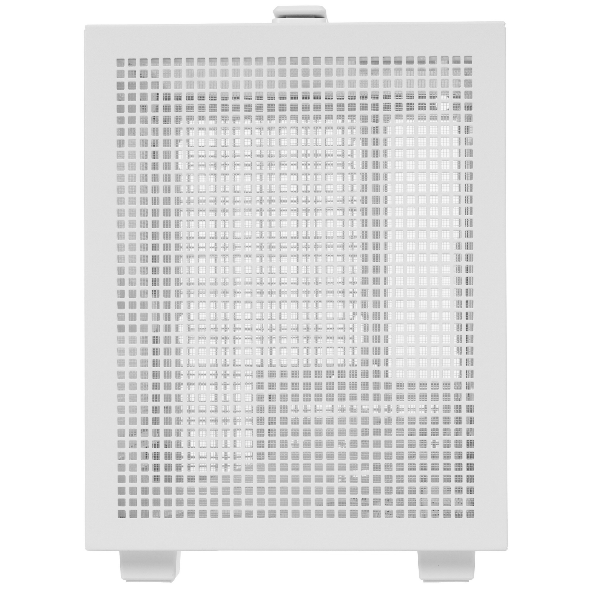 DeepCool CH160 MESH белый вид спереди металлическая сетчатая панель минималистичный дизайн