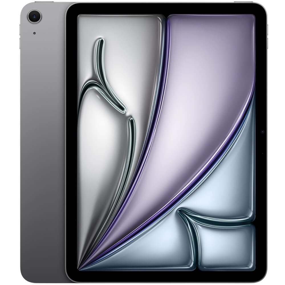 Apple iPad Air 11 2026 алюминиевый корпус Space Grey вид спереди и сбоку тонкий профиль 6.1 мм