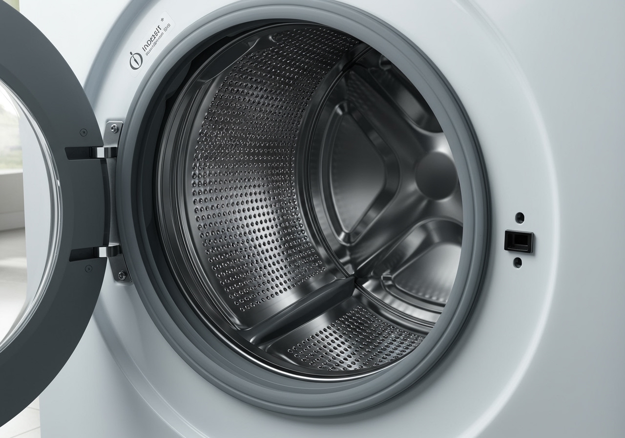 Indesit EWUC 4105 &mdash; детали корпуса и качество сборки