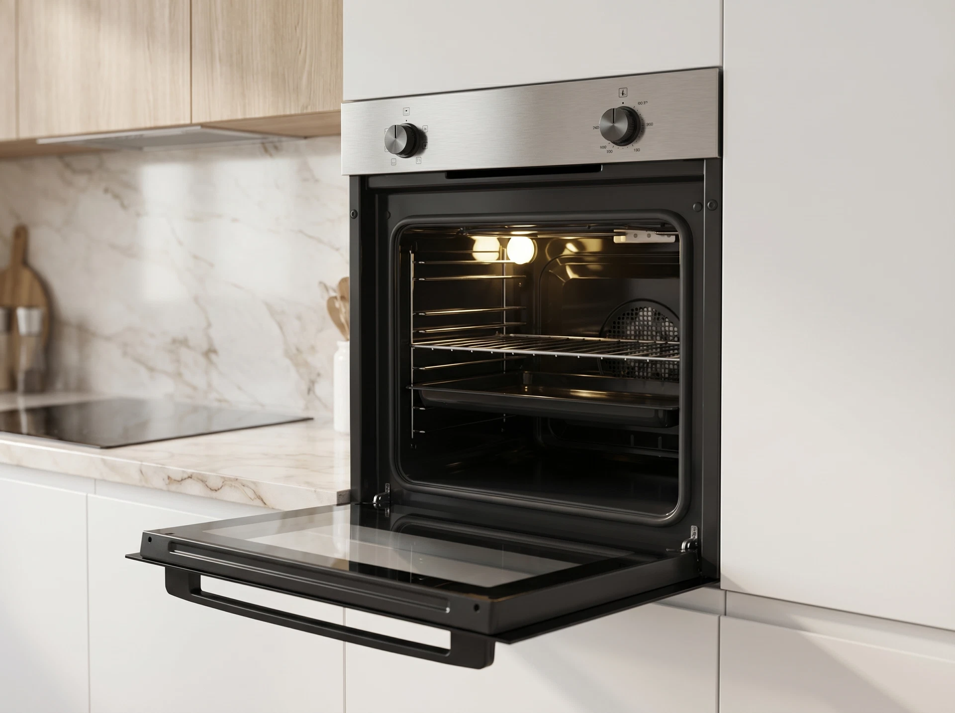 Электрический духовой шкаф Vitek VEO 6230 IX - фото в интерьере