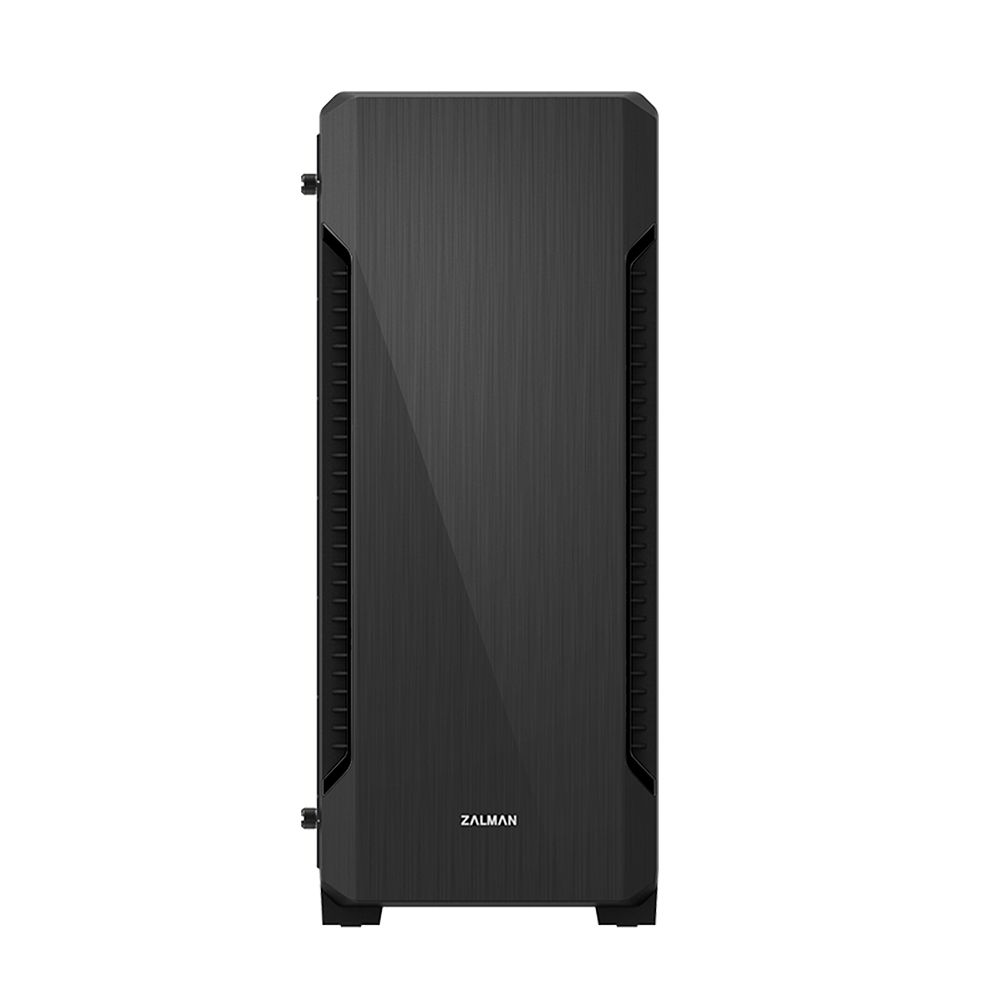 Zalman S3 TG вид сзади — задняя панель с вентиляционными решётками и слотами расширения