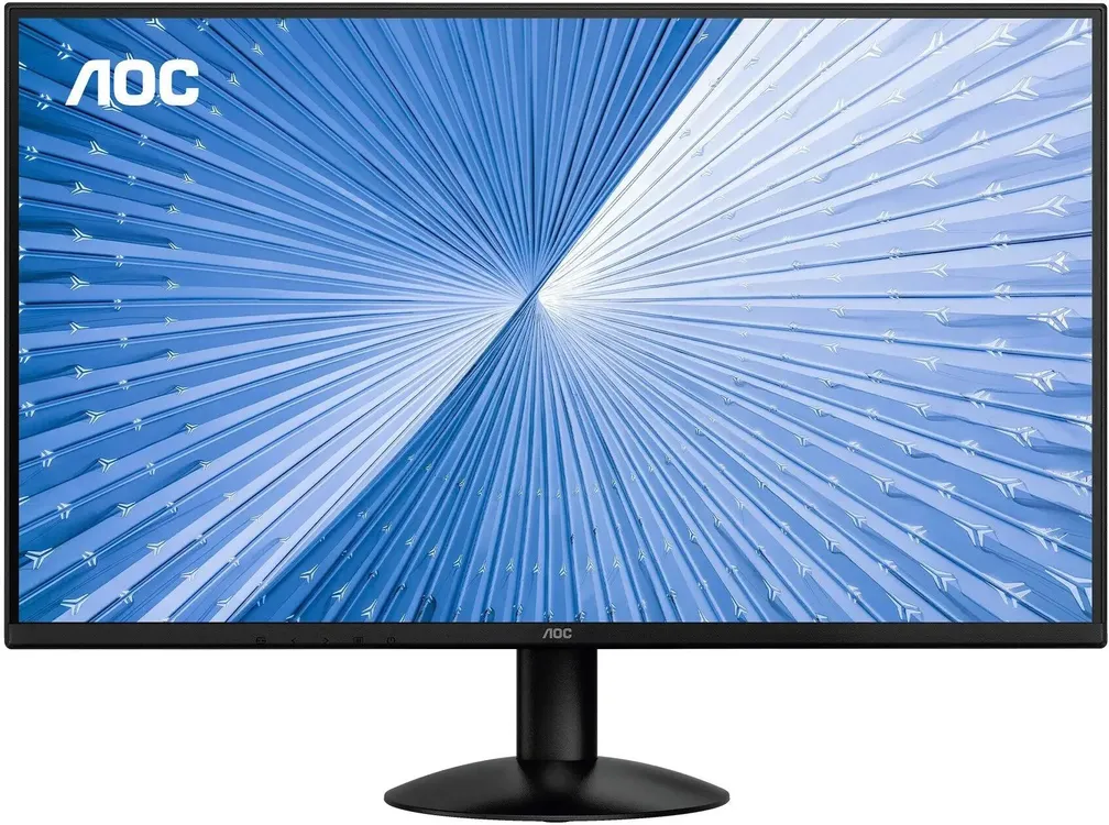 AOC Q27B30S3 вид спереди демонстрация чёткости изображения QHD-матрицы