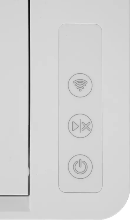 Pantum BP2300NW панель управления &mdash; три кнопки Wi-Fi, Print/Pause и Power