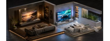 Panasonic W95C/W97C против Samsung QN80H: Mini LED 2026